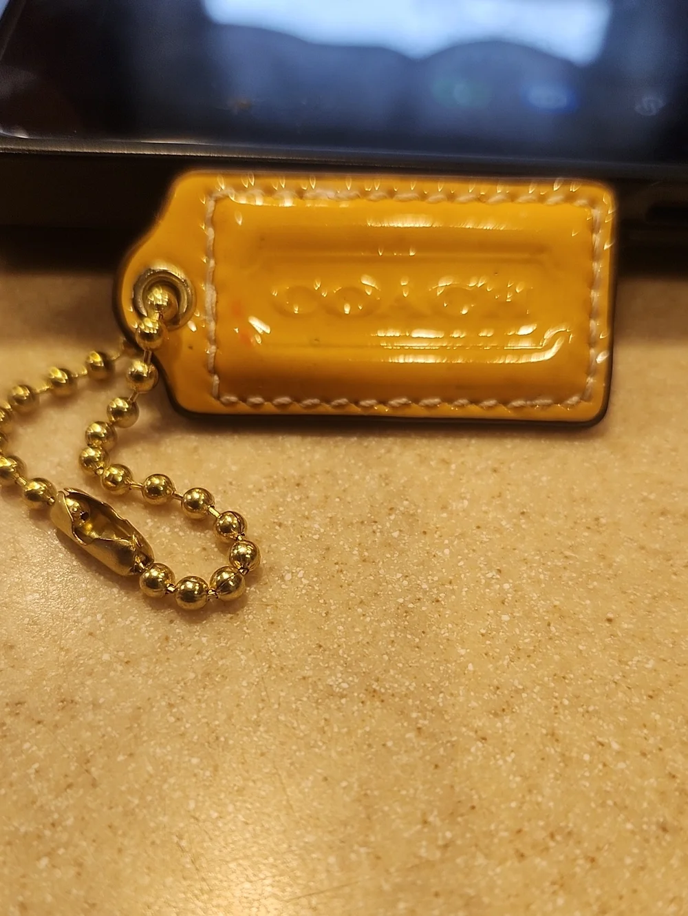 COACH Yellow Patent Leather 2